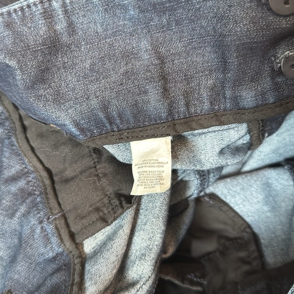 Express Design Studio Dark Blue Denim Editorialist Wide Leg Pants Size 6 - Picture 10 of 11